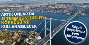 İstanbul'da köprü geçişlerine yeni düzenleme