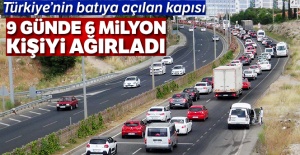 9 günde 6 milyon yerli turisti ağırladı