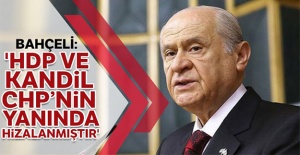 Bahçeli: HDP ve Kandil, CHP’nin yanında hizalanmıştır