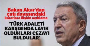Bakan Akar'dan çatı davasındaki kararlara ilişkin açıklama