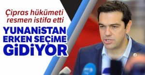 Çipras hükümeti resmen istifa etti