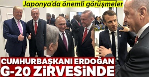 Cumhurbaşkanı Erdoğan'dan Japonya'da önemli görüşmeler