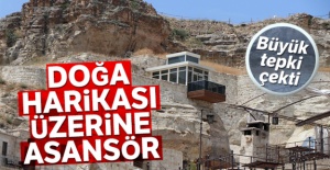 Doğa harikası üzerine asansör