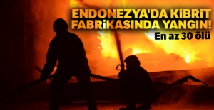 Endonezya'da büyük yangın