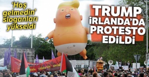 Trump, İrlanda'da protesto edildi