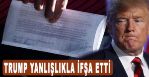 Trump yanlışlıkla ifşa etti