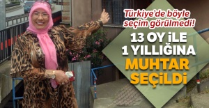 Türkiye'de böyle seçim görülmedi, 13 oy ile...