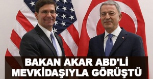 Bakan Akar, ABD'li mevkidaşıyla görüştü