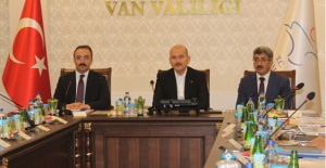 Bakan Soylu, güvenlik toplantısına katıldı