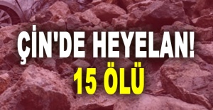 Çin'de heyelan! 15 ölü