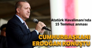 Cumhurbaşkanı Erdoğan: 'Hiçbir darbe, darbe girişimi yapanların yanına kar kalmadı'