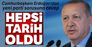 Cumhurbaşkanı Erdoğan'dan yeni parti iddiaları ile ilgili açıklama