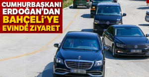 Cumhurbaşkanı Erdoğan, Devlet Bahçeli'yi evinde ziyaret etti