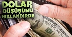 Dolar, düşüşünü hızlandırdı