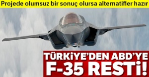 Türkiye'den ABD'ye F-35 resti!