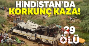 Hindistan'da korkunç kaza: 29 ölü
