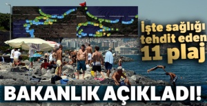 Bakanlık açıkladı! İşte sağlığı tehdit eden 11 plaj