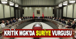 Kritik MGK'da Suriye vurgusu