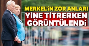 Merkel üçüncü kez titreme nöbeti geçirdi