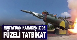 Rusya'dan Karadeniz'de füzeli tatbikat