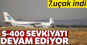 S-400 teslimatında yedinci uçak Mürted Hava Üssü’ne indi