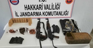 Şemdinli'de silah ve mühimmat ele geçirildi