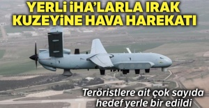 Yerli İHA'larla Irak kuzeyine hava harekatı