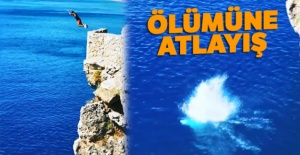Antalya'da 40 metrelik falezlerden ölümüne atlayışlar