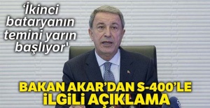 Bakan Akar'dan S-400'le ilgili açıklama