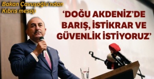 Bakan Çavuşoğlu'ndan Kıbrıs açıklaması