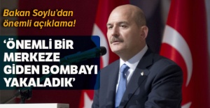 Bakan Soylu: 'Bu gece Türkiye'nin önemli bir merkezine giden bombayı Şanlıurfa'da yakaladık'