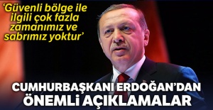 Cumhurbaşkanı Erdoğan'dan önemli açıklamalar