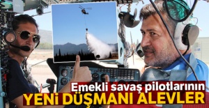 Emekli savaş pilotlarının yeni düşmanı alevler