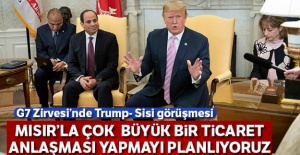 G7 Zirvesi'nde Trump - Sisi görüşmesi