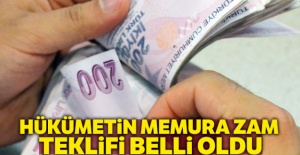 Hükümete memur maaş zam teklifini açıkladı