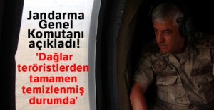 'Dağlar teröristlerden tamamen temizlenmiş'