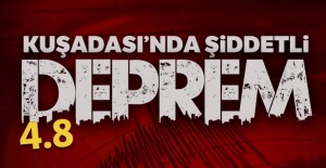 Kuşadası Körfezi'nde deprem!