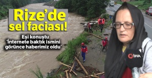 Rize'de sel faciası!