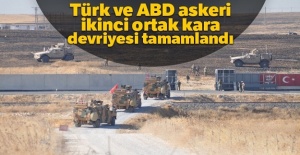 ABD ile Türkiyenin ikinci ortak kara devriyesi tamamlandı