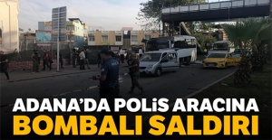 Adana'da çevik kuvvet servisine bombalı saldırı