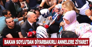 Bakan Soylu'dan Diyarbakırlı annelere ziyaret