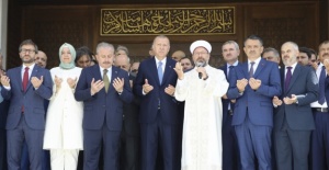 Cumhurbaşkanı Erdoğan, Abdülhakim Sancak Camii'nin açılışına katıldı