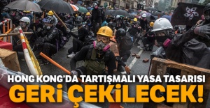 Hong Kong'da tartışmalı yasa tasarısı geri çekilecek