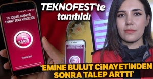 TEKNOFEST'te 'İmdat butonu' tanıtıldı
