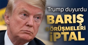 Trump, Taliban ile barış görüşmelerini iptal etti
