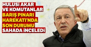 Akar ve komutanlar harekat bölgesinde