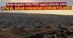 Ayn el Arab havadan görüntülendi
