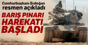 Barış Pınarı Harekatı başladı