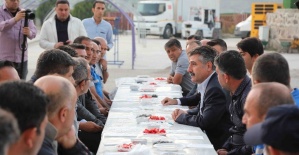Başkan Sandal, işçilerle buluştu