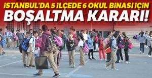 Deprem sonrası 5 ilçede 6 okul daha boşaltılacak